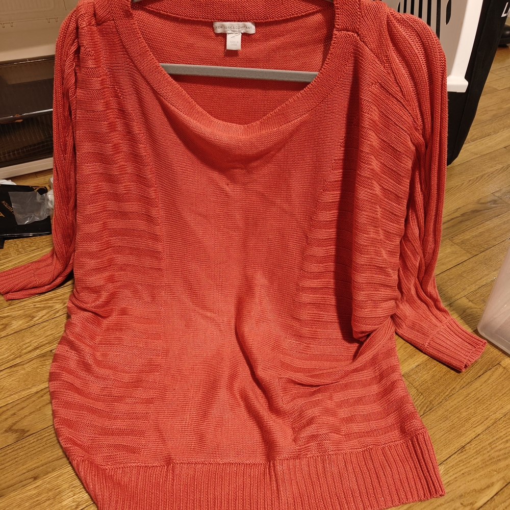 New York And Company Women's Coral Sweater